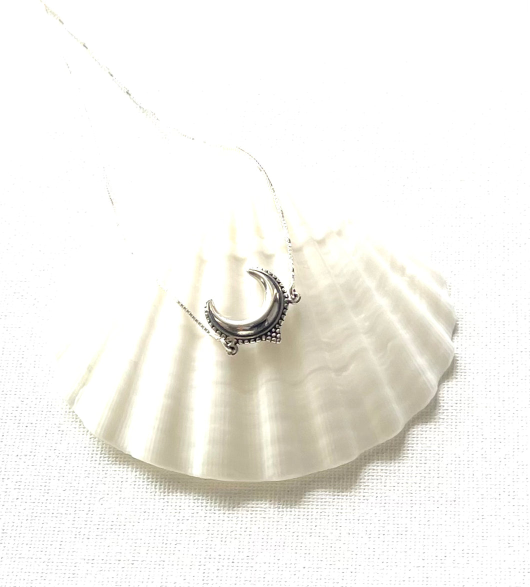 Boho on sale moon necklace