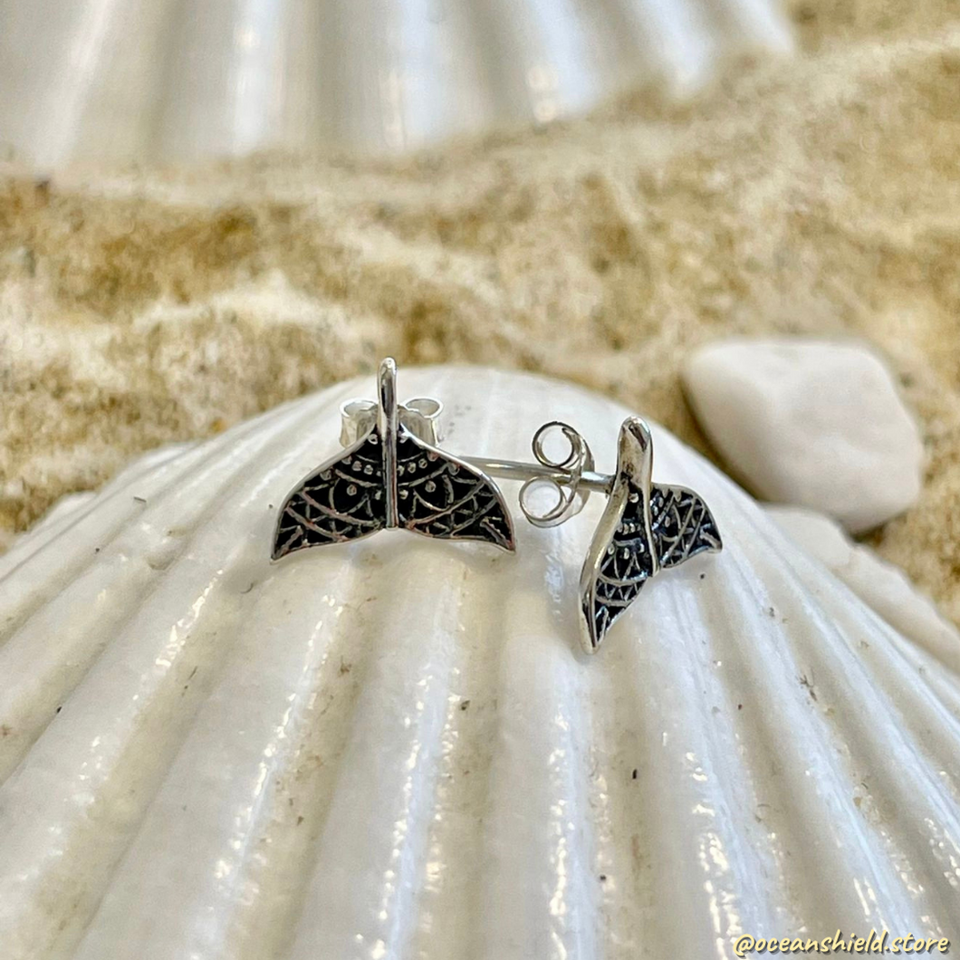 WHALE TAIL EARRINGS